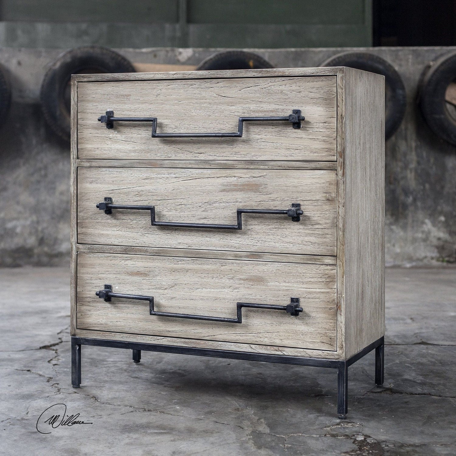 Uttermost Jory Aged Ivory Accent Chest - Home Elegance USA