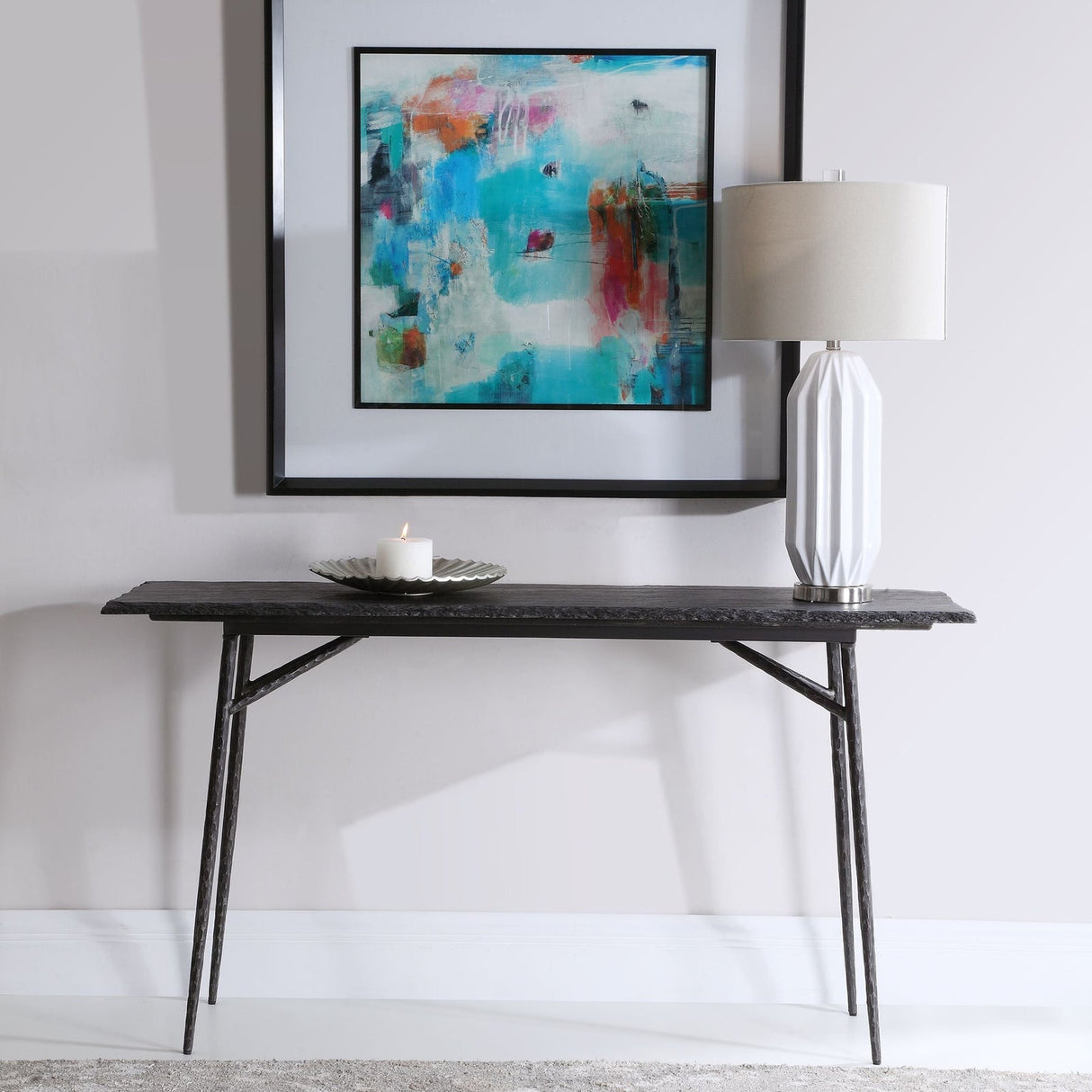 Uttermost Kaduna Slate Console Table - Home Elegance USA