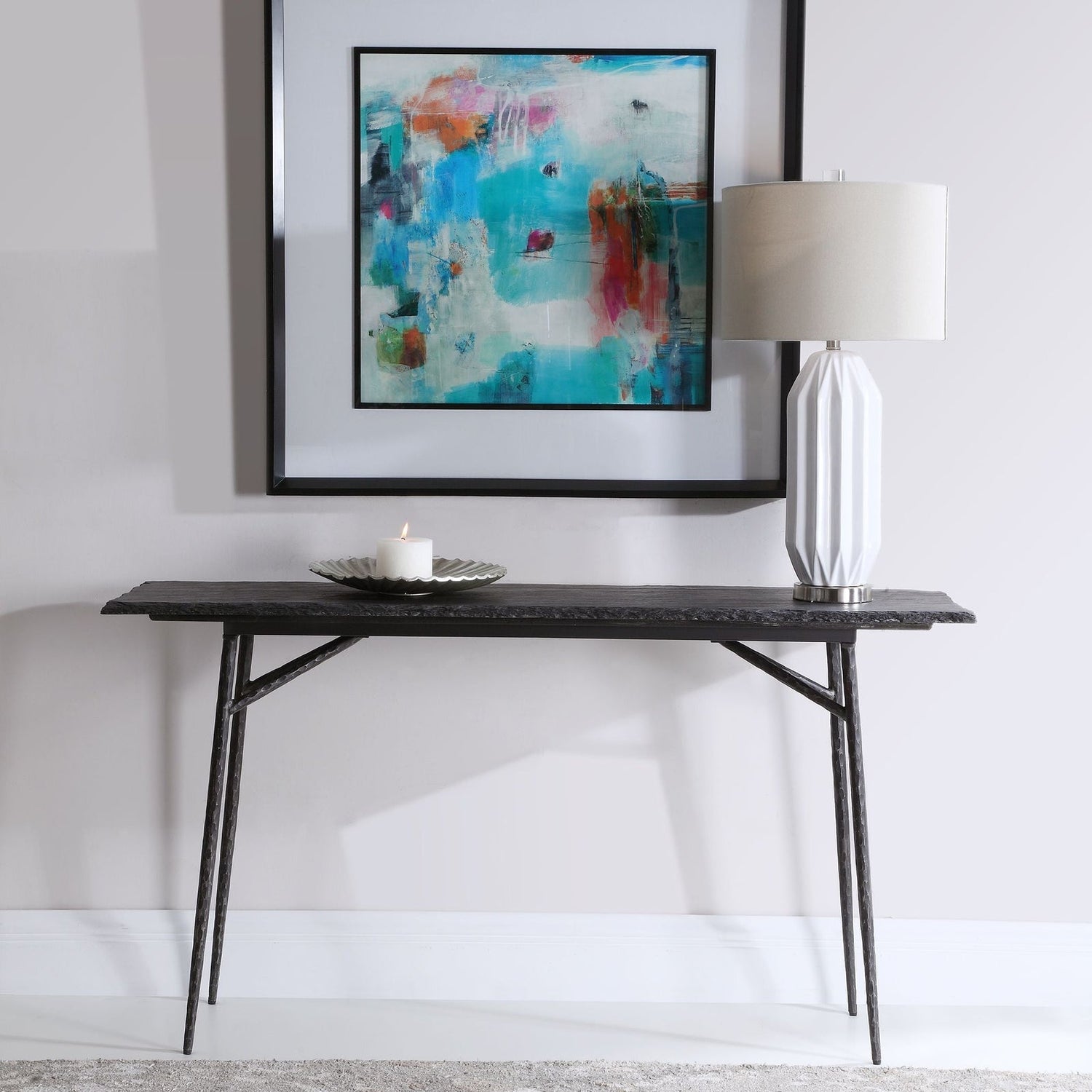 Uttermost Kaduna Slate Console Table - Home Elegance USA