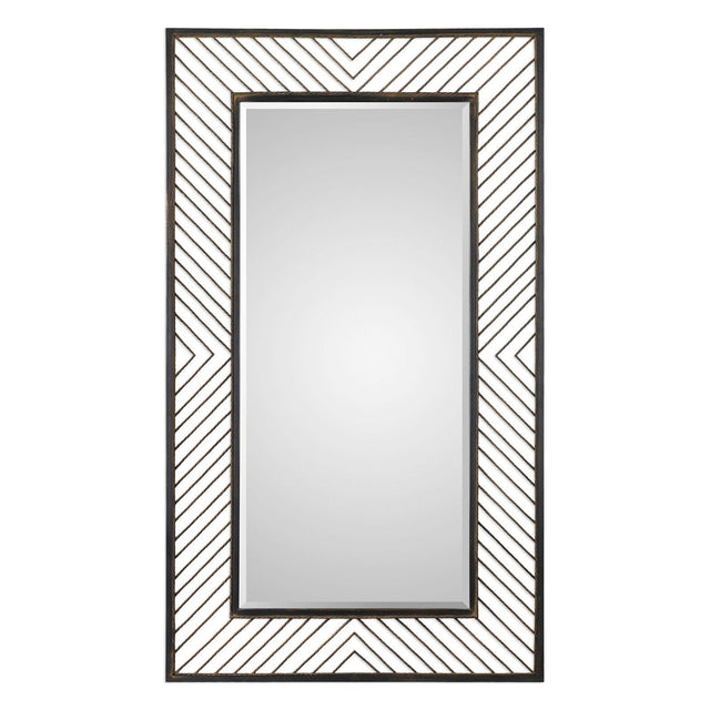 Uttermost Karel Chevron Mirror - Home Elegance USA
