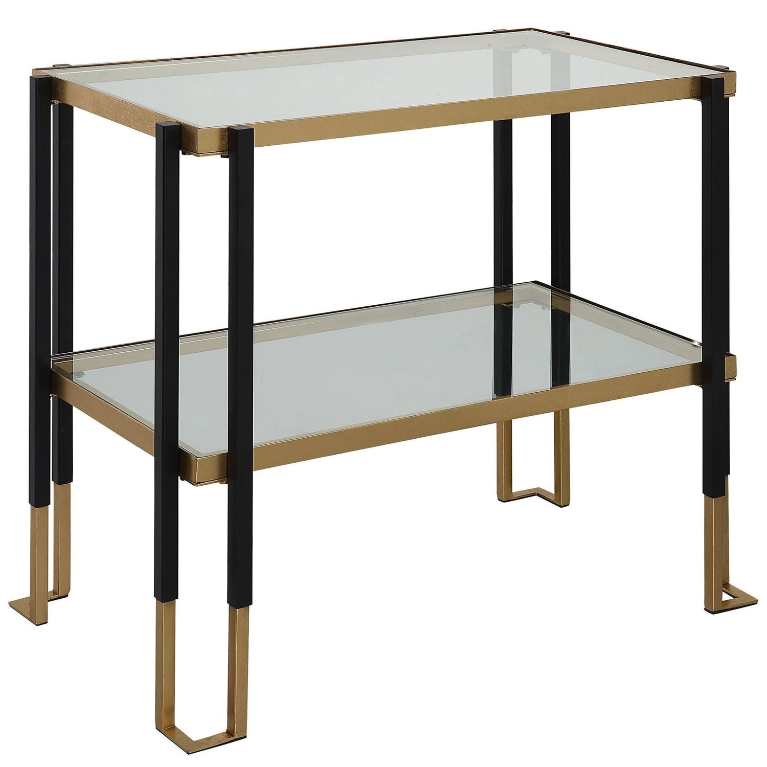 Uttermost Kentmore Glass Side Table - Home Elegance USA