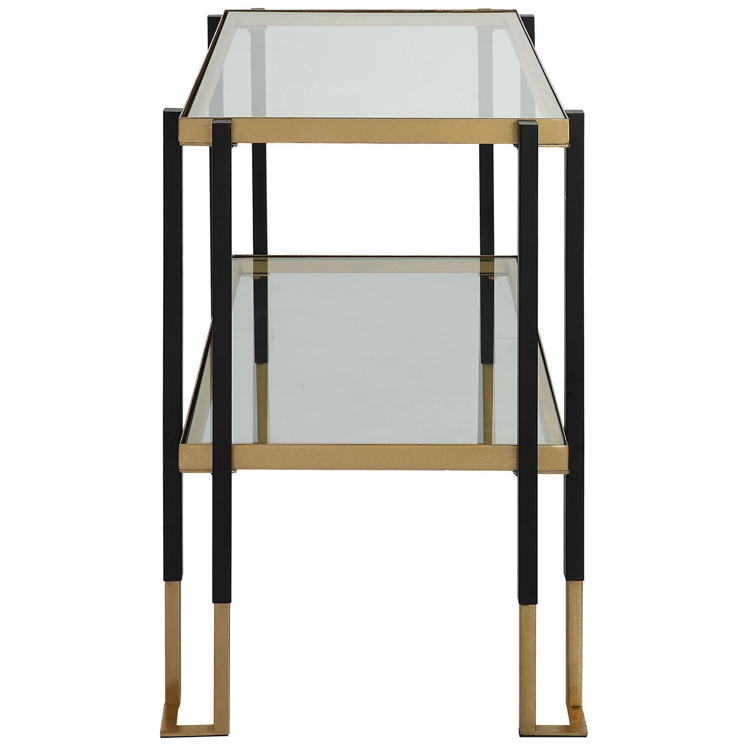 Uttermost Kentmore Glass Side Table - Home Elegance USA