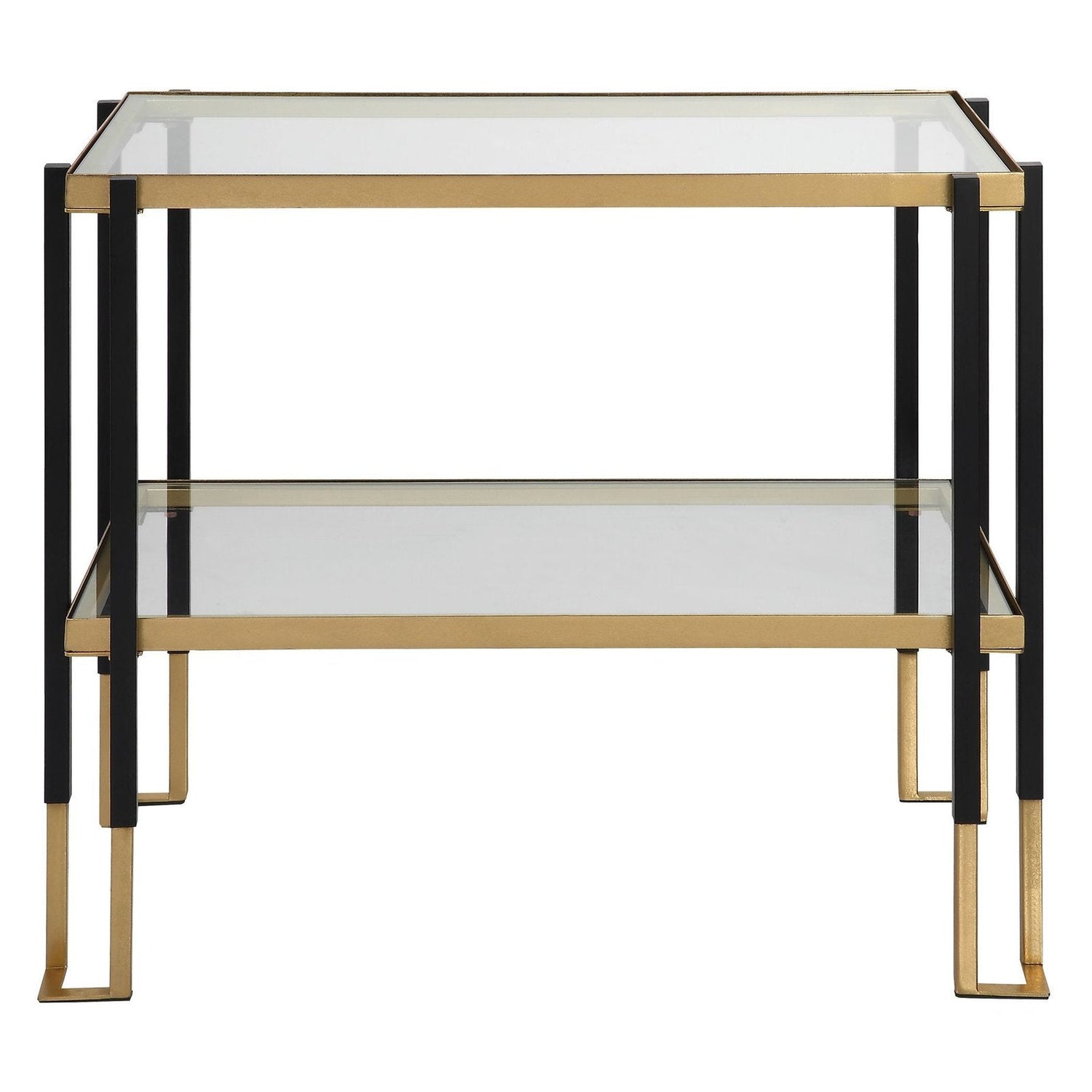 Uttermost Kentmore Glass Side Table - Home Elegance USA