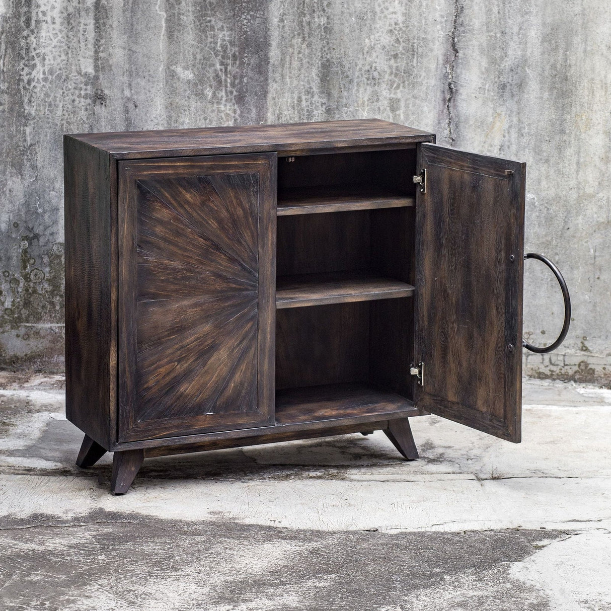 Uttermost Kohana Black Console Cabinet - Home Elegance USA