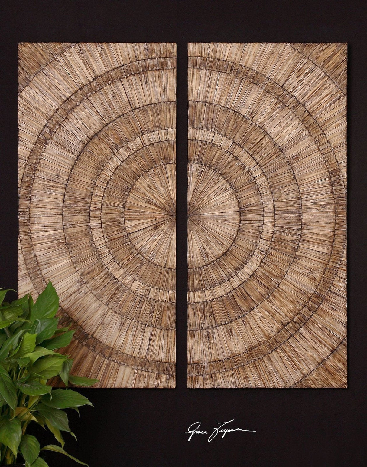 Uttermost Lanciano Wood Wall Art - Home Elegance USA