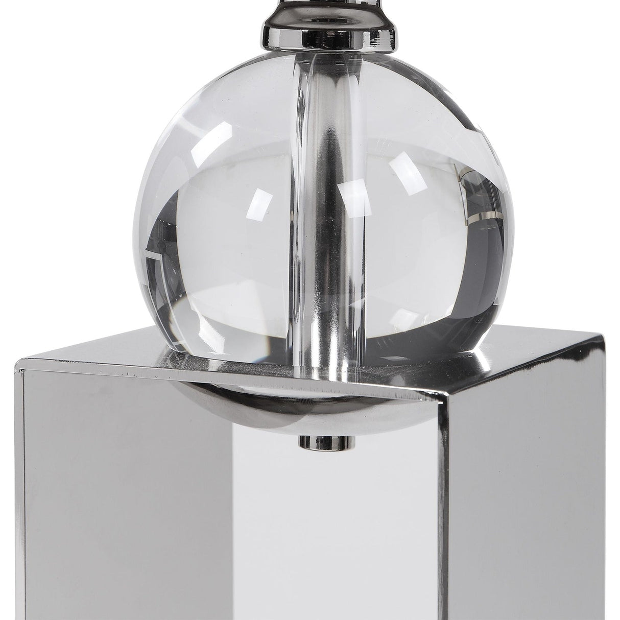 Uttermost Lucian Nickel Candleholders - Set Of 2 - Home Elegance USA