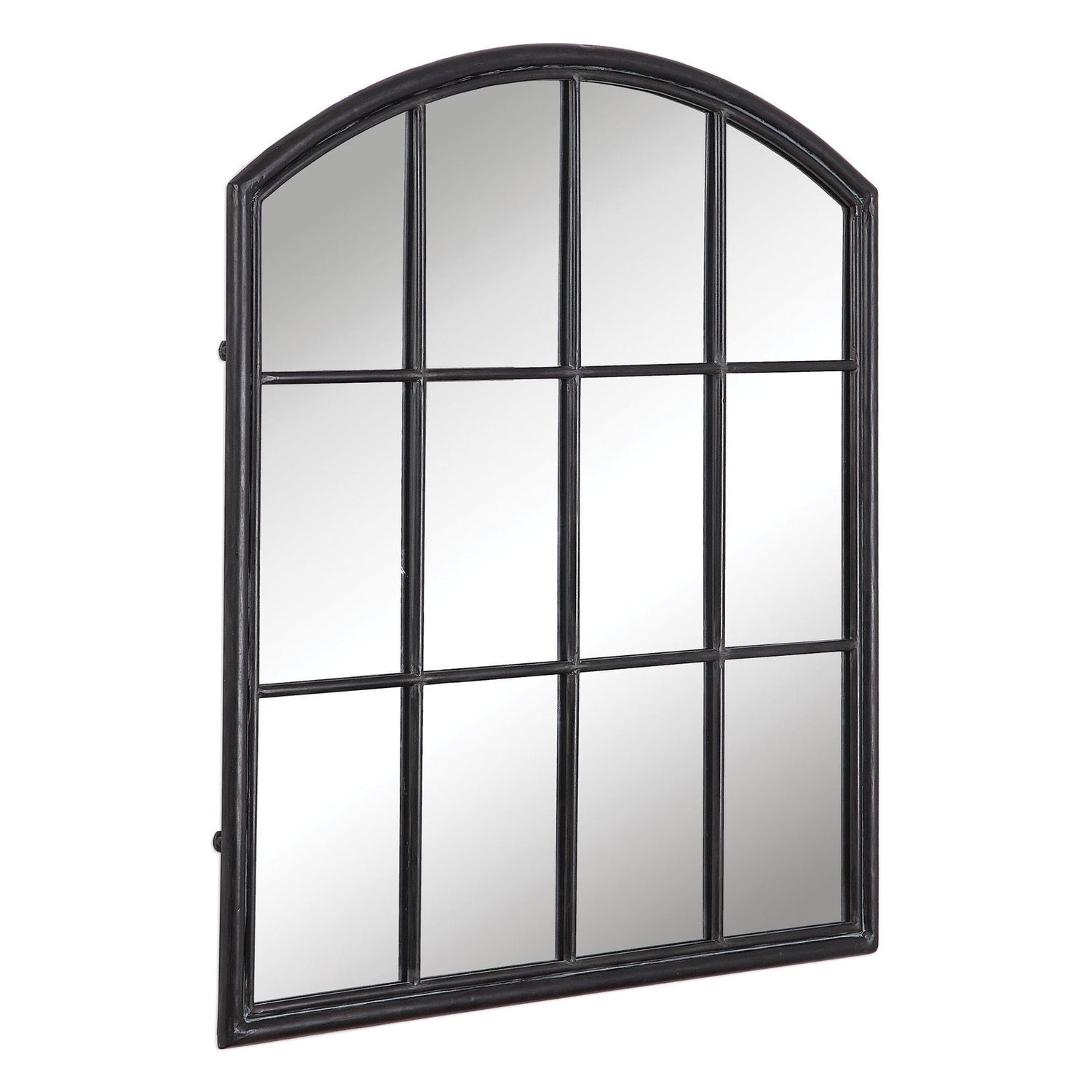 Uttermost Lyda Aged Black Arch Mirror - Home Elegance USA
