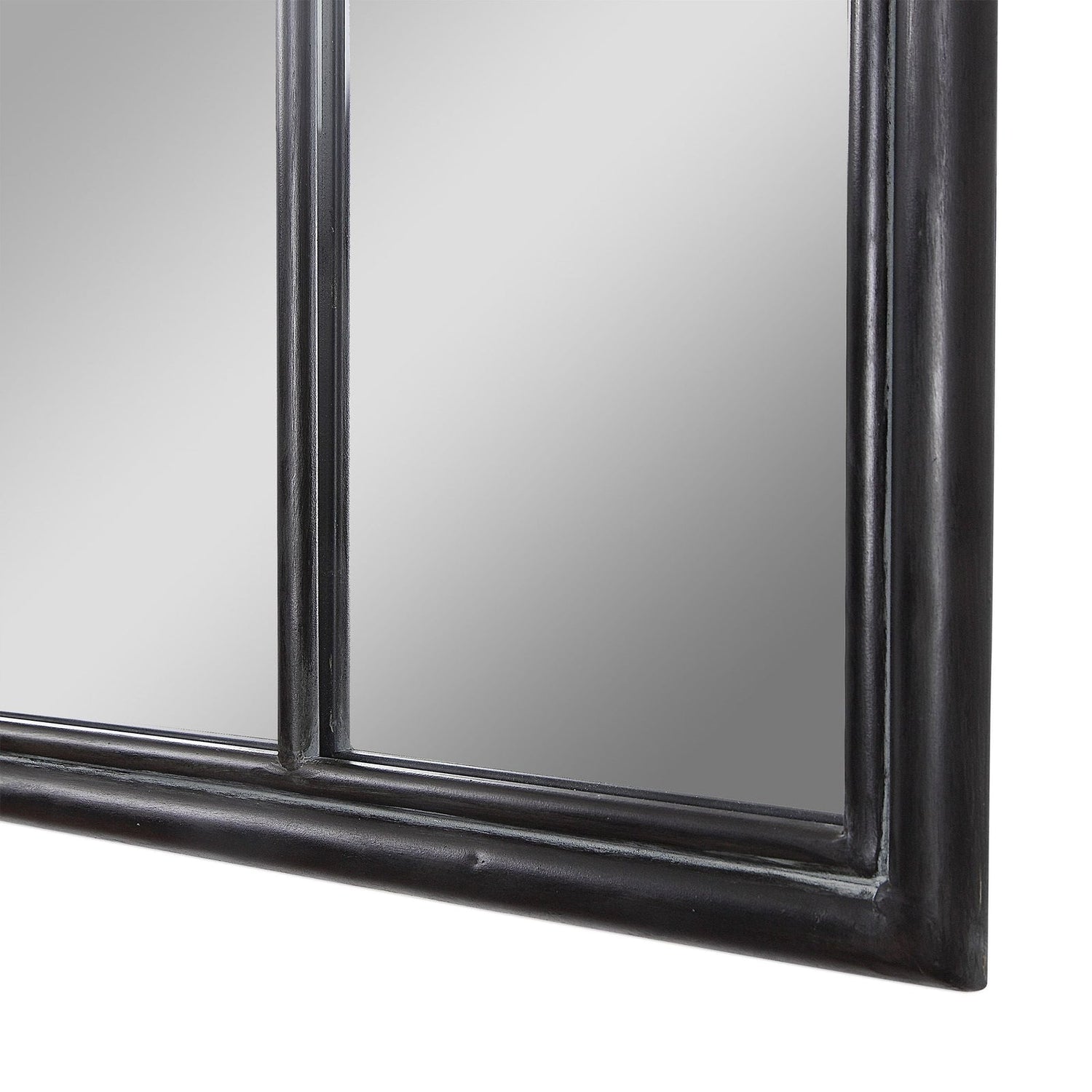 Uttermost Lyda Aged Black Arch Mirror - Home Elegance USA