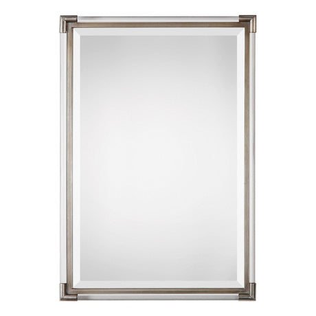 Uttermost Mackai Metallic Silver Mirror - Home Elegance USA