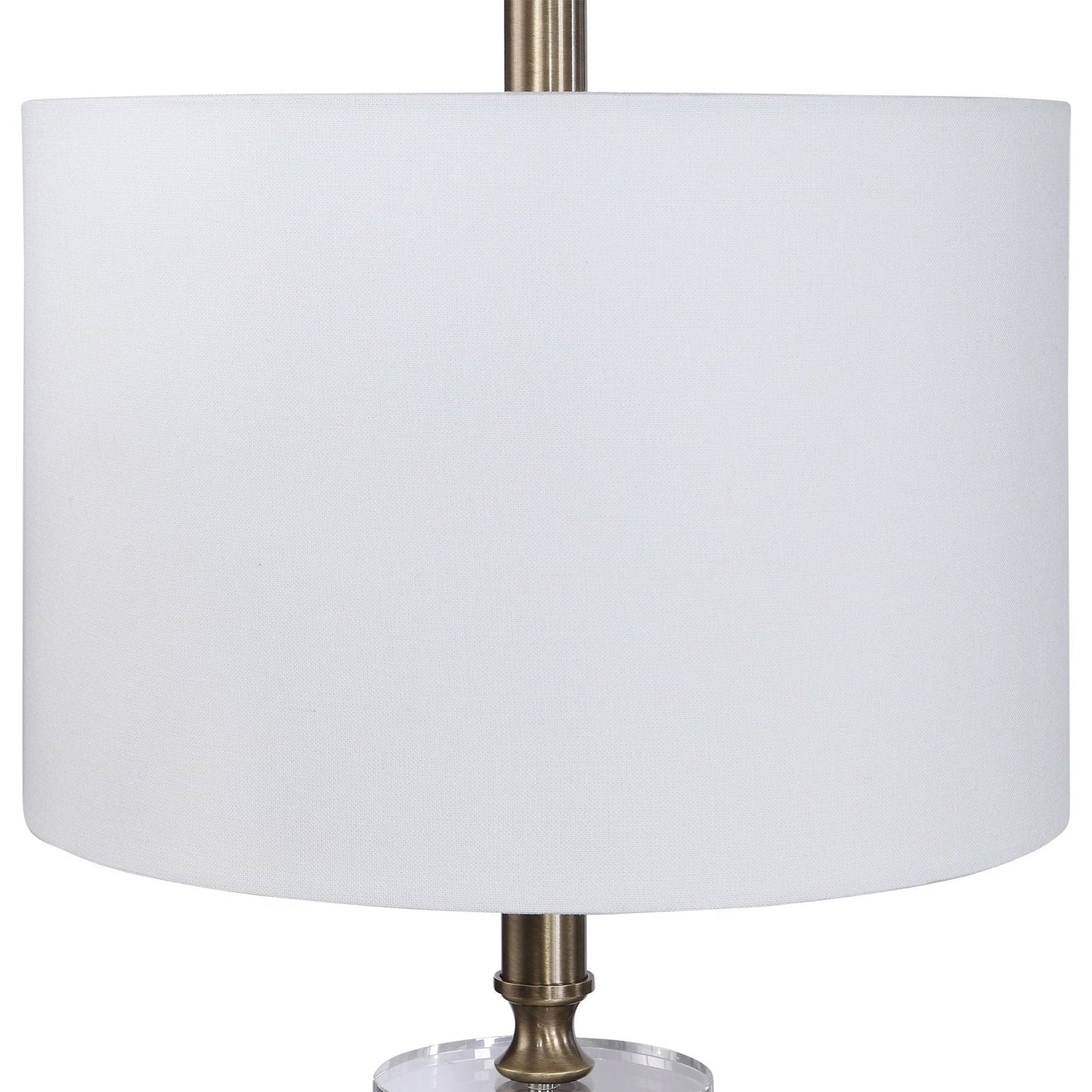 Uttermost Maud Aged Black Floor Lamp - Home Elegance USA