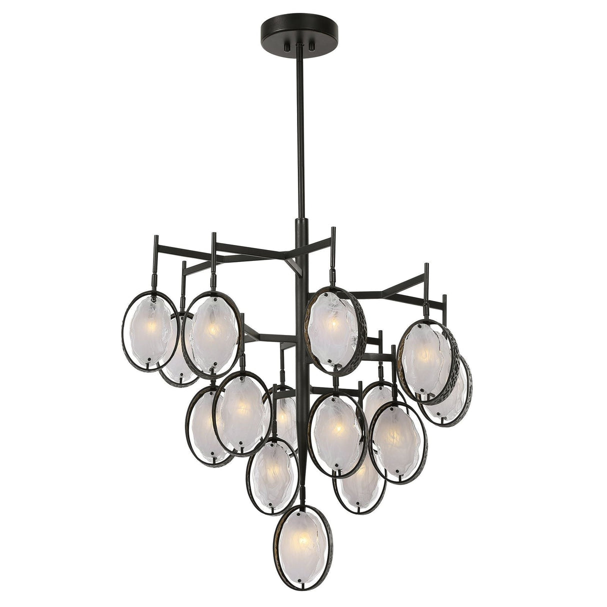 Uttermost Maxin 15 Light Large Bronze Chandelier - Home Elegance USA