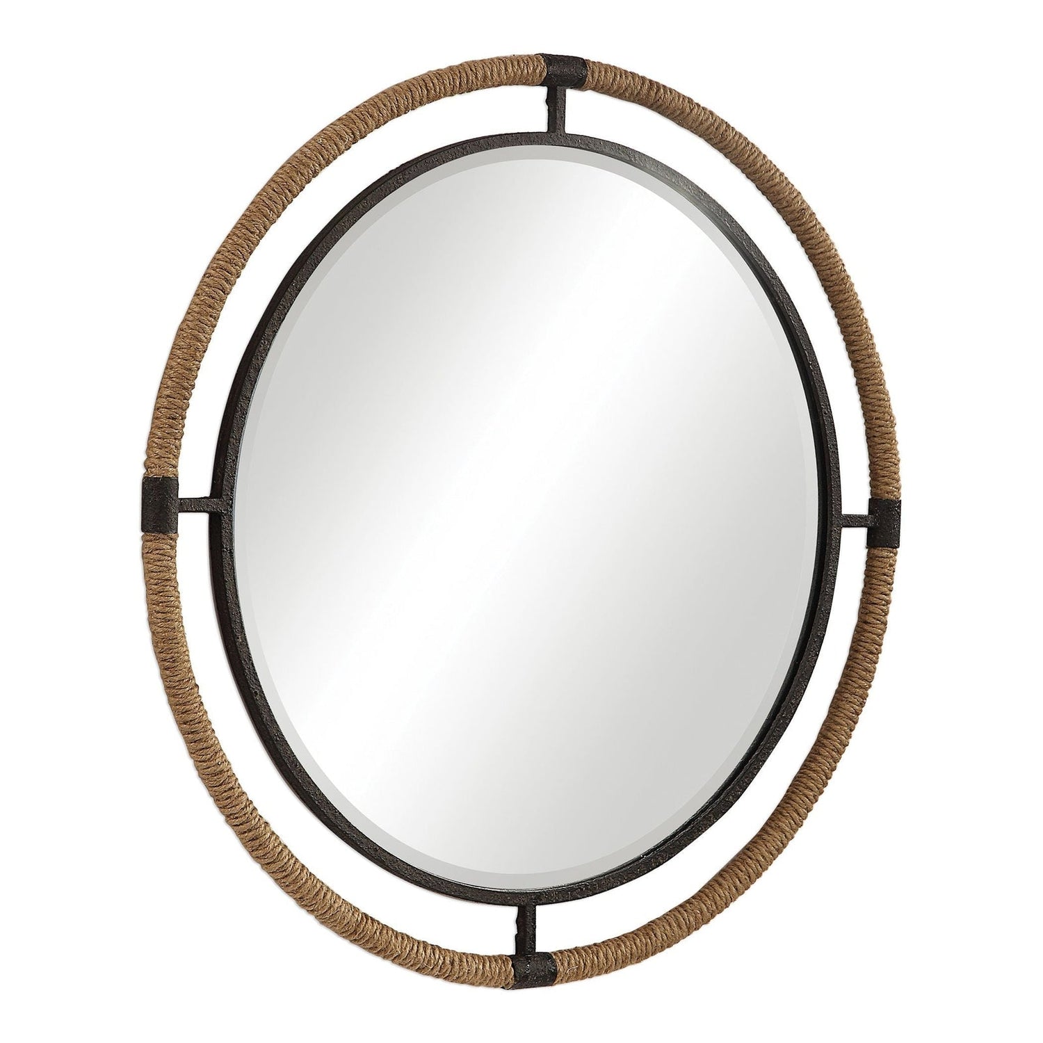 Uttermost Melville Coastal Round Mirror - Home Elegance USA