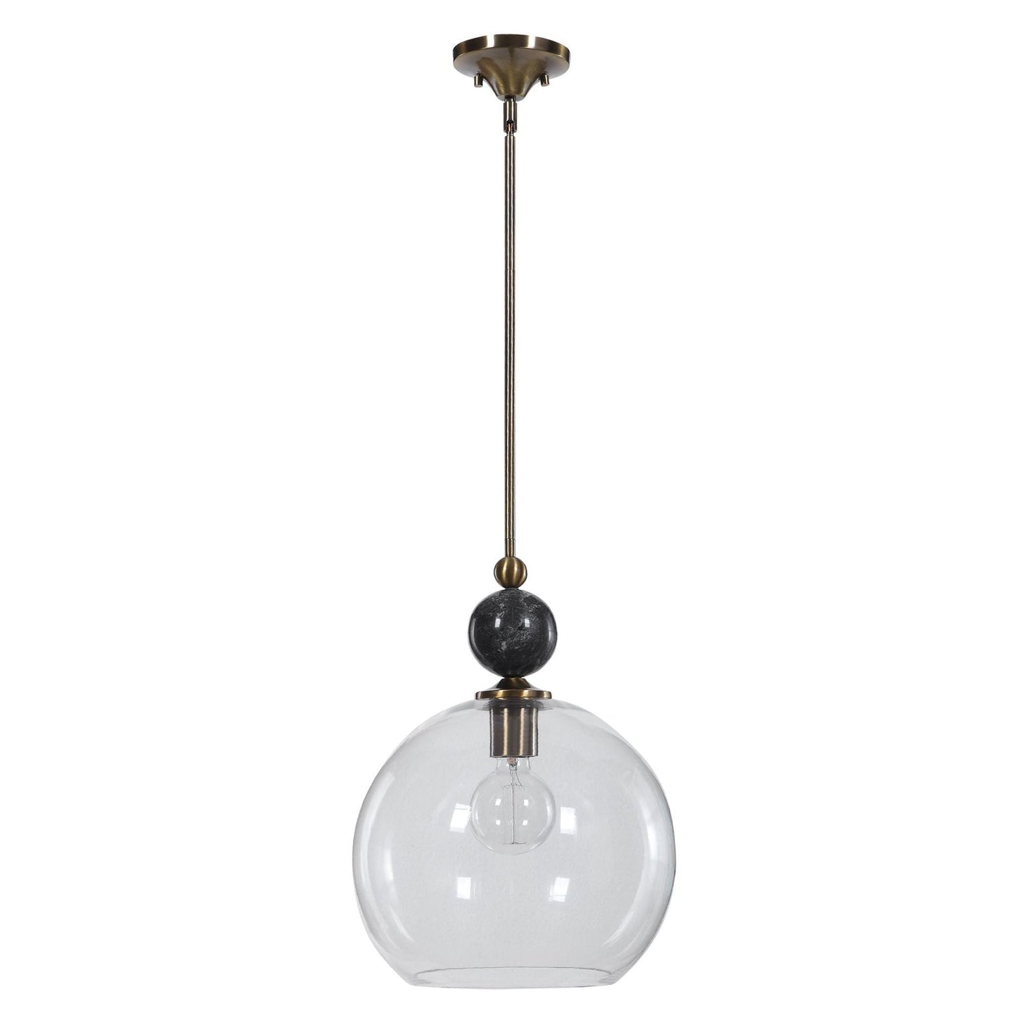 Uttermost Mendota 1 Light Glass Pendant - Home Elegance USA