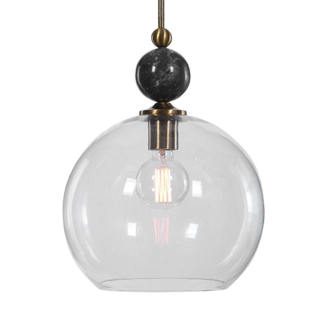 Uttermost Mendota 1 Light Glass Pendant - Home Elegance USA