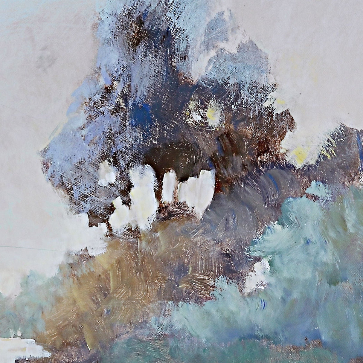 Uttermost Morning Lake Watercolor Framed Print - Home Elegance USA