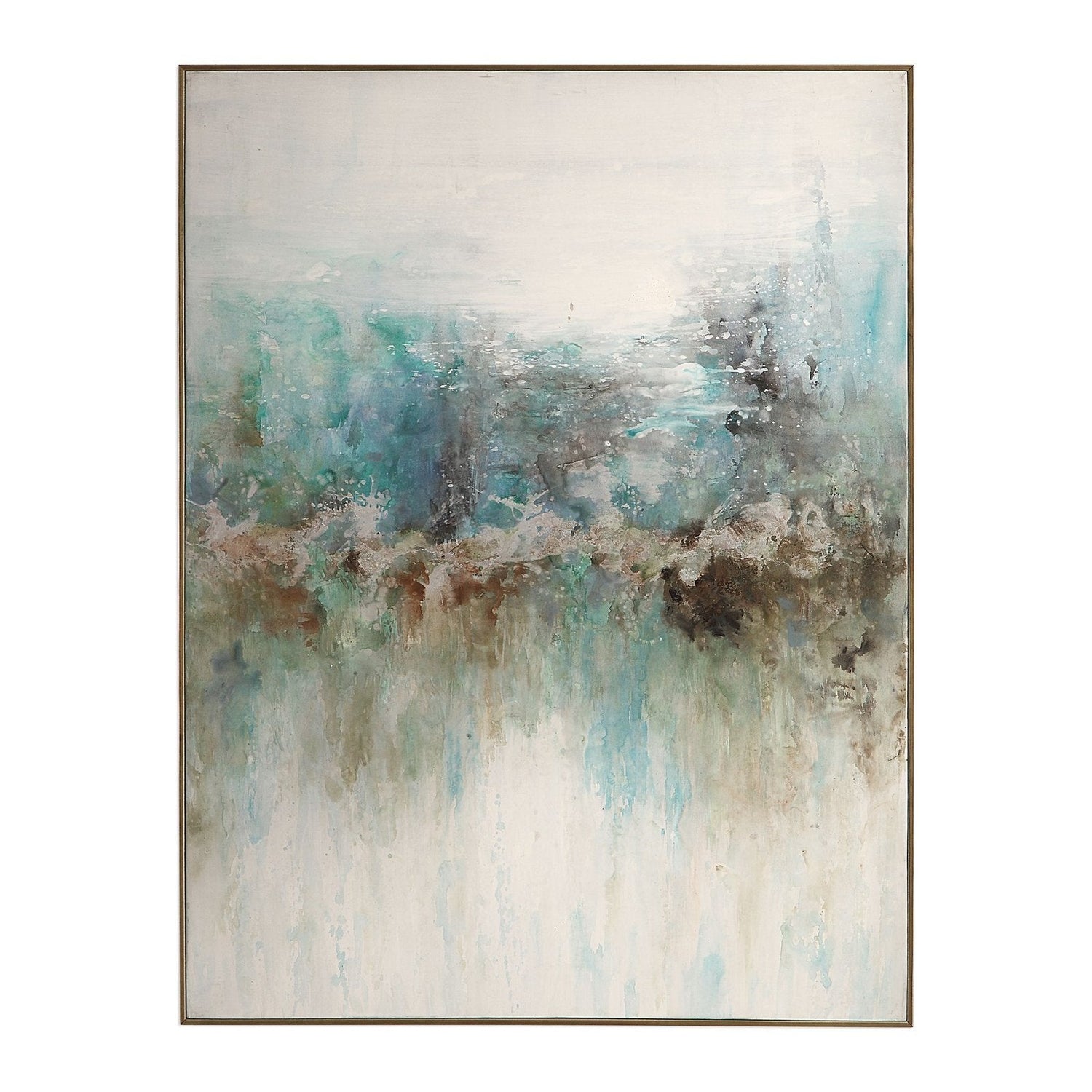 Uttermost Mountain Top Abstract Art - Home Elegance USA