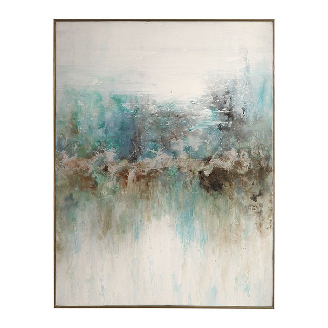 Uttermost Mountain Top Abstract Art - Home Elegance USA