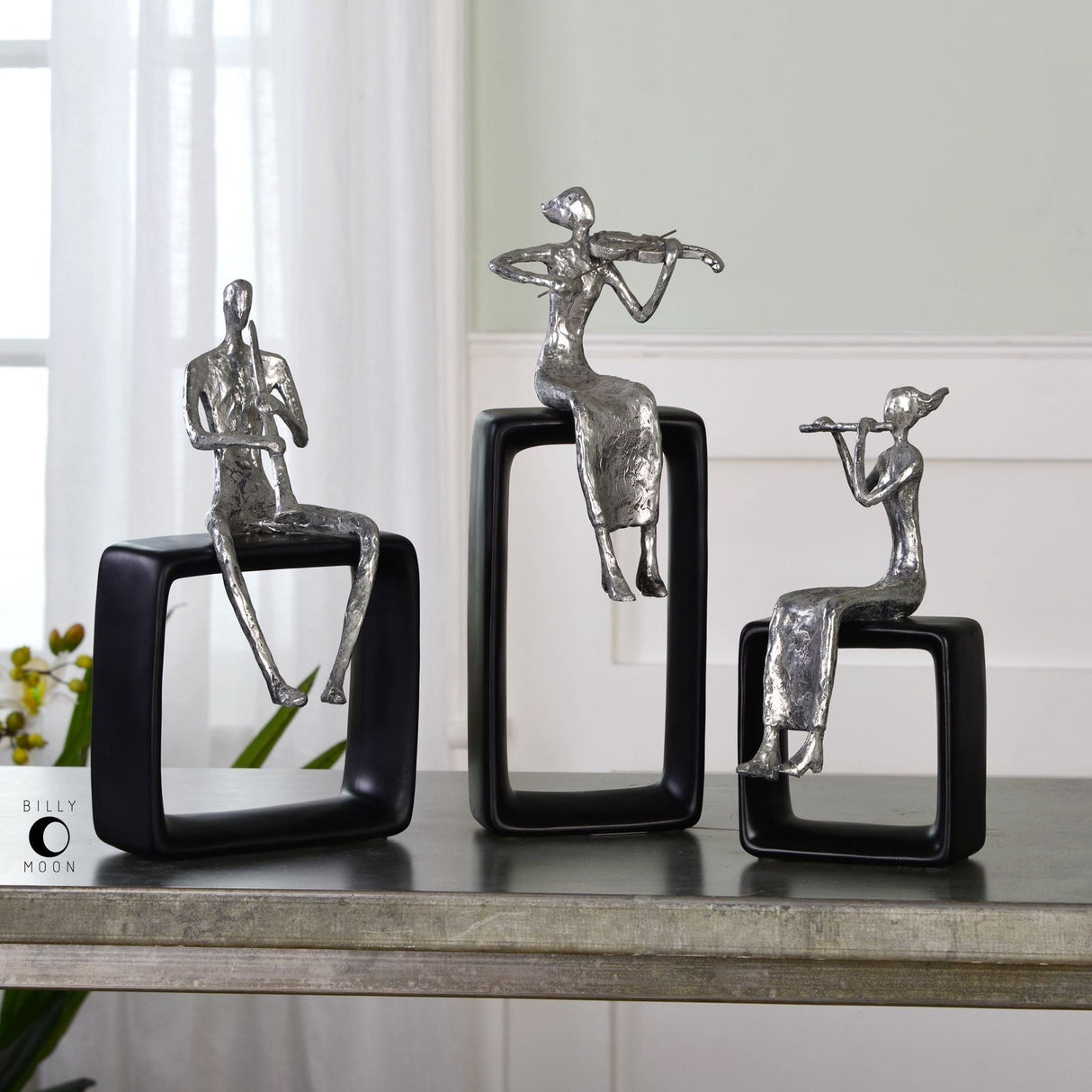 Uttermost Musical Ensemble Statues - Set Of 3 - Home Elegance USA