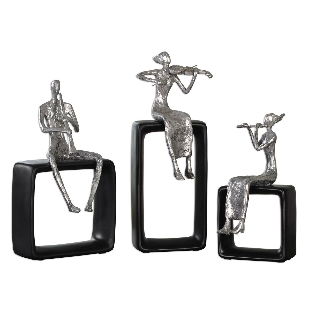 Uttermost Musical Ensemble Statues - Set Of 3 - Home Elegance USA