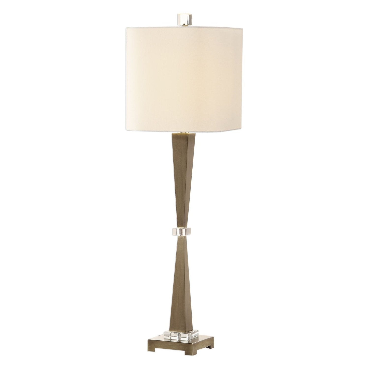 Uttermost Niccolai Antiqued Nickel Lamp - Home Elegance USA