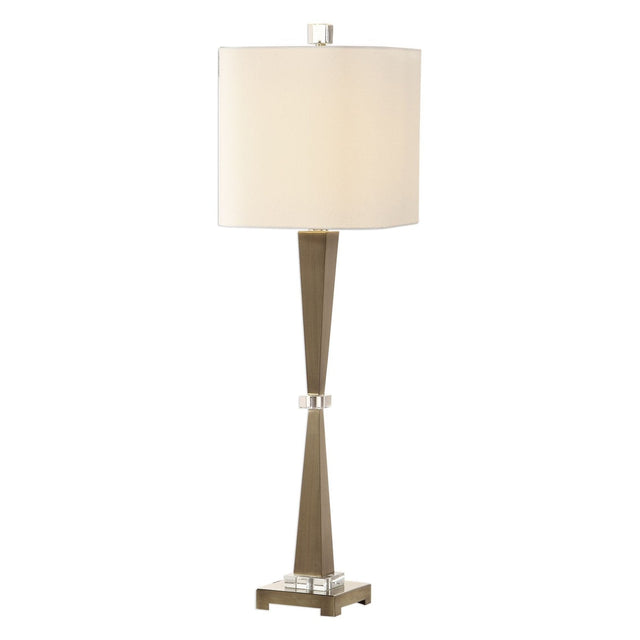Uttermost Niccolai Antiqued Nickel Lamp - Home Elegance USA