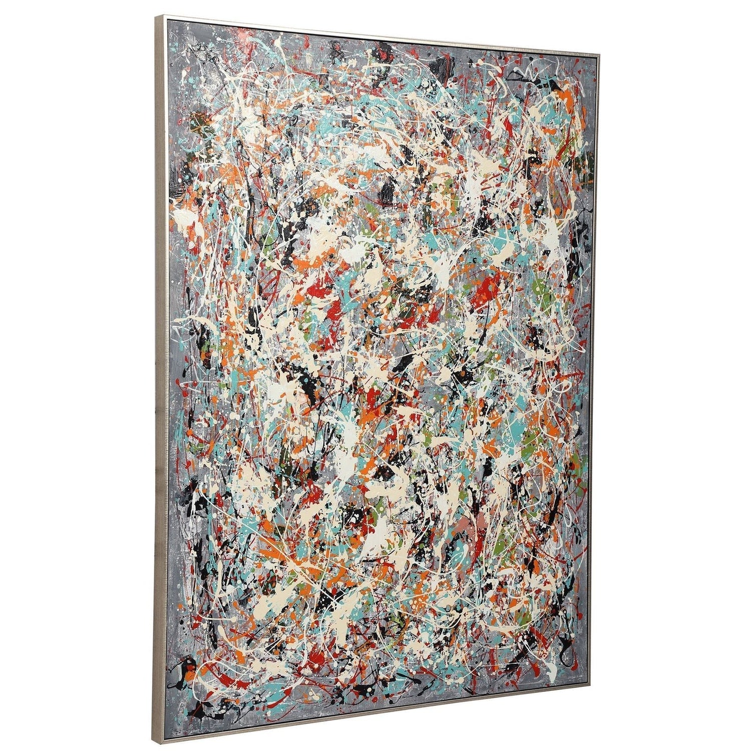Uttermost Organized Chaos Hand Painted Canvas - Home Elegance USA