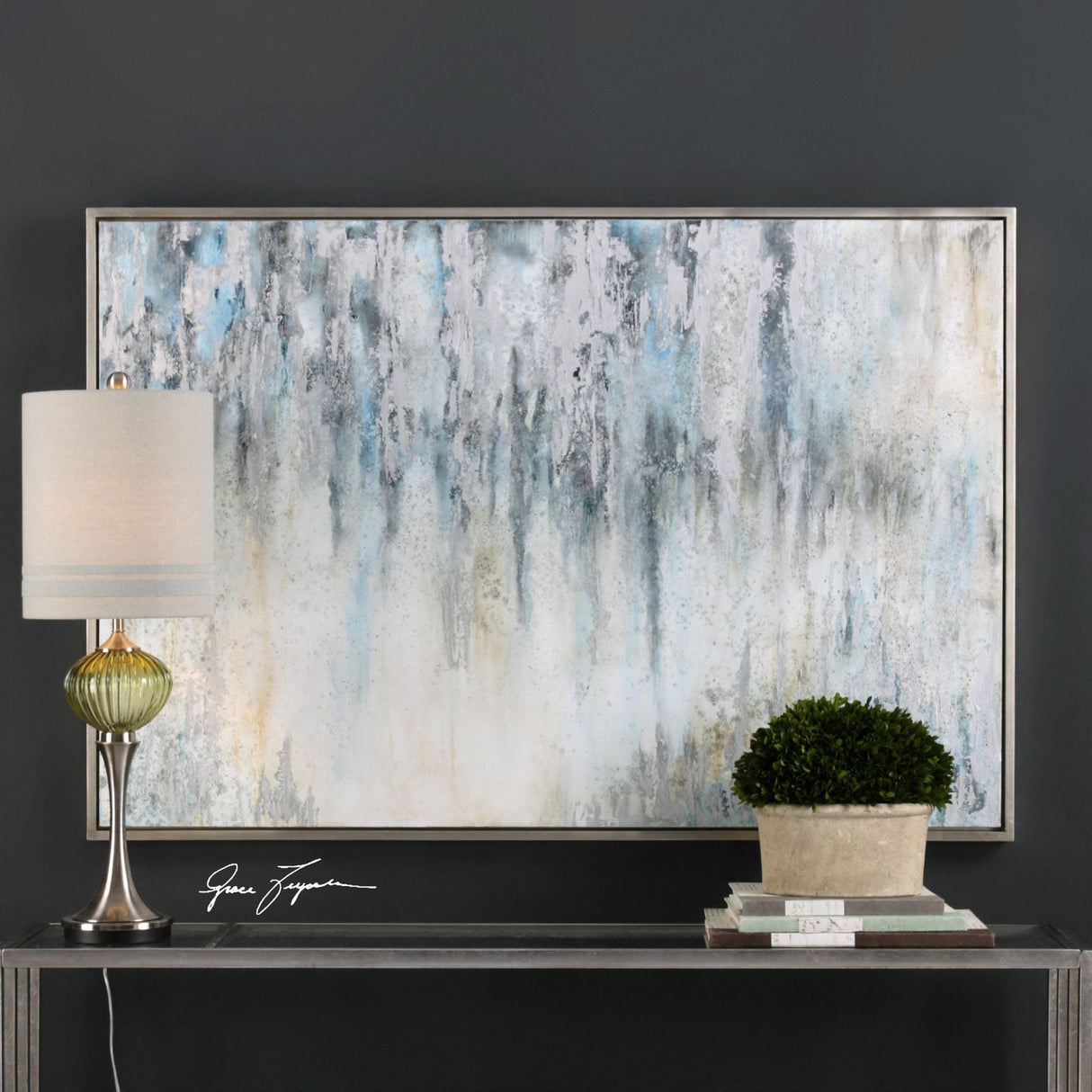 Uttermost Overcast Abstract Art - Home Elegance USA