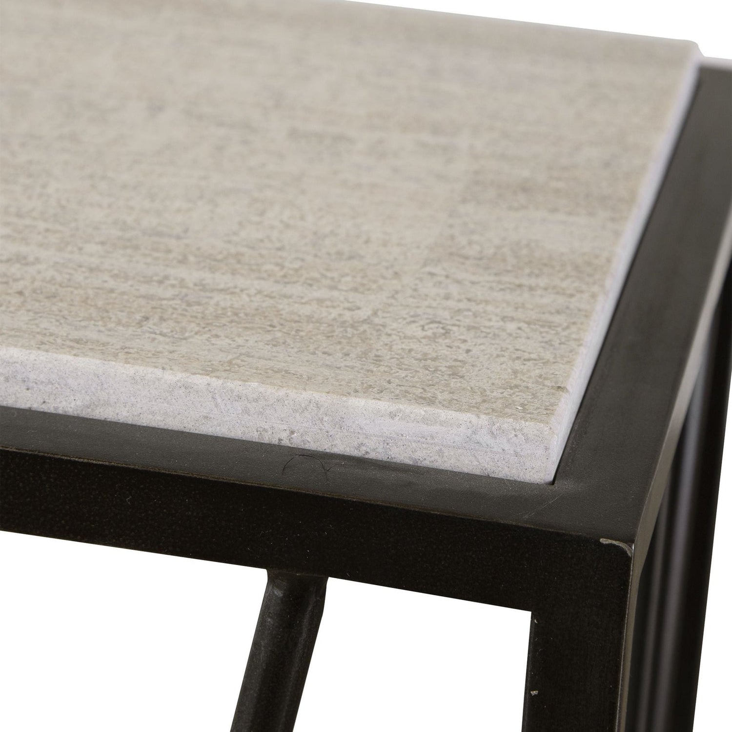 Uttermost Reed Travertine Console Table - Home Elegance USA
