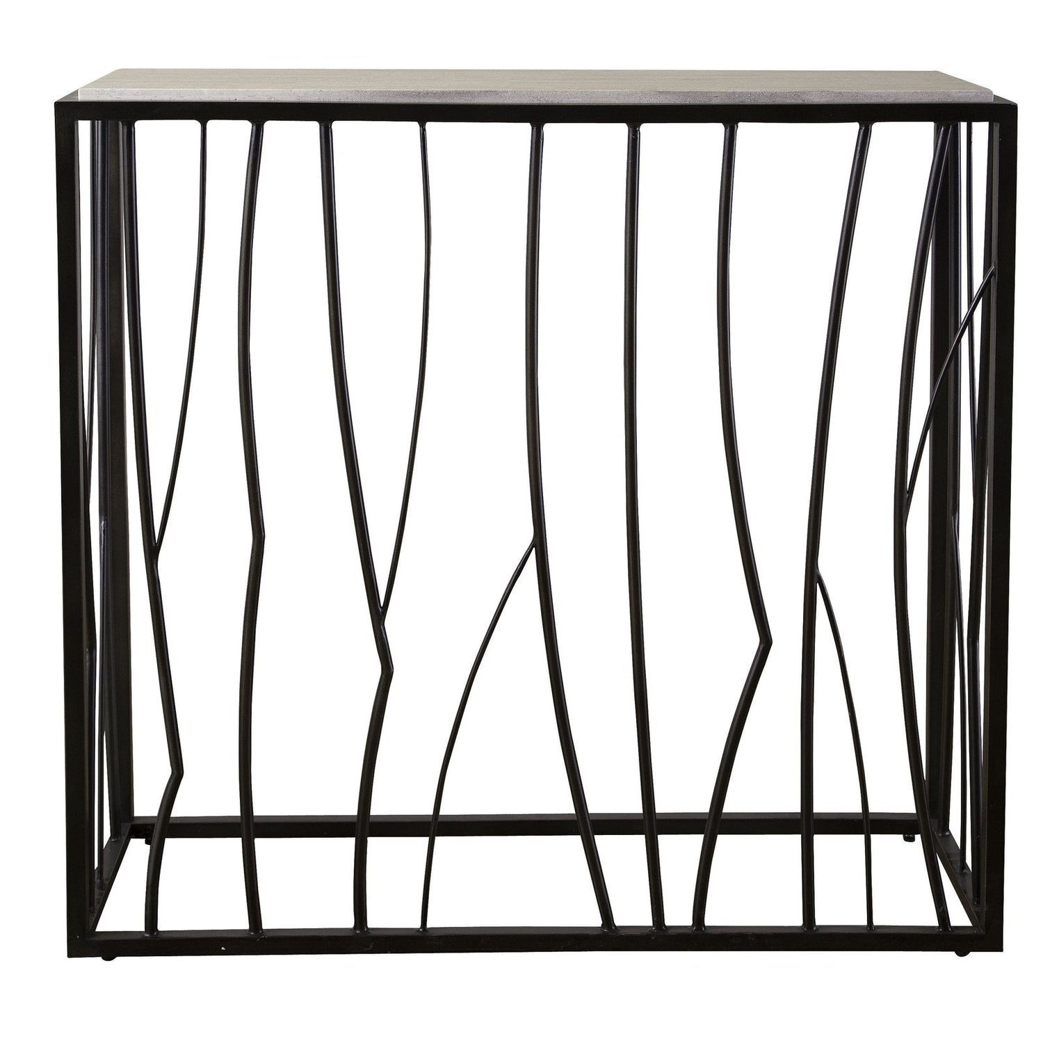Uttermost Reed Travertine Console Table - Home Elegance USA