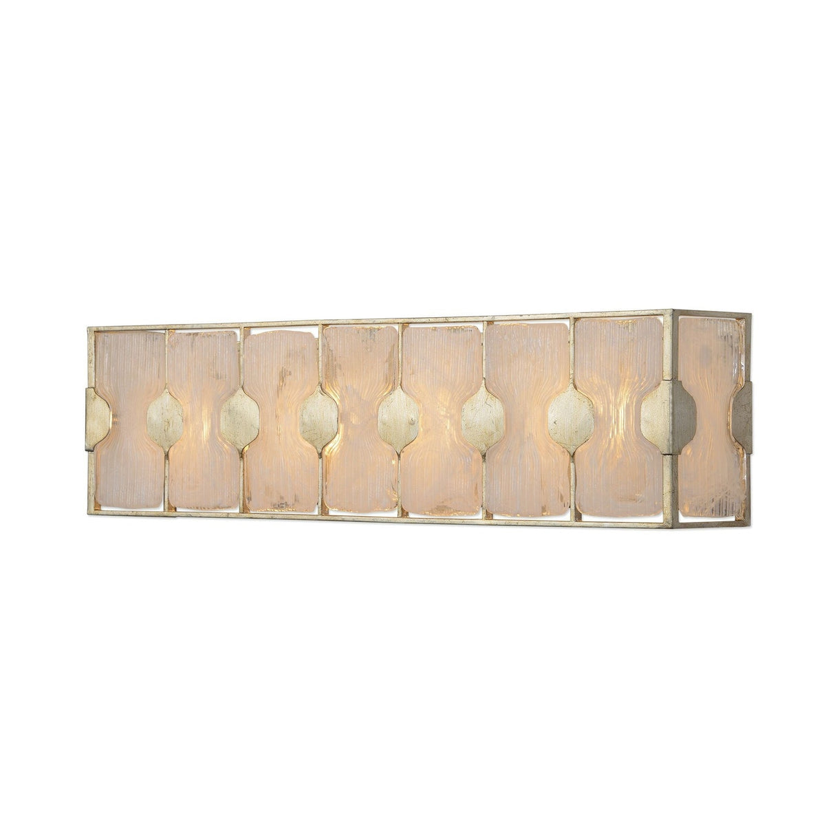 Uttermost Rene 4 Light Swirl Glass Vanity - Home Elegance USA