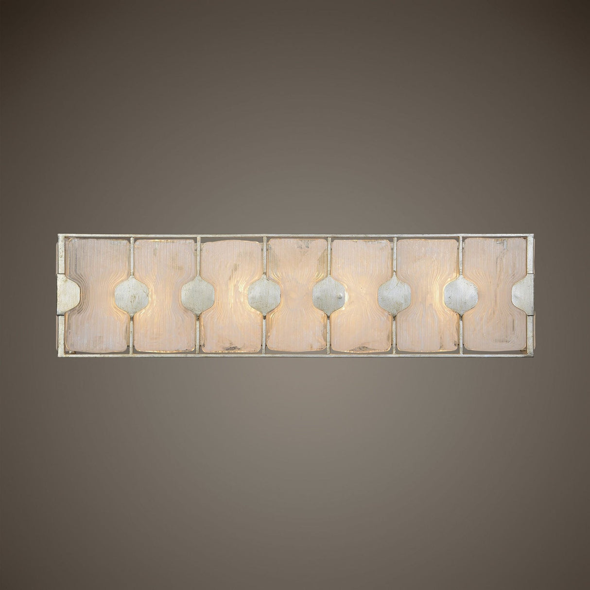 Uttermost Rene 4 Light Swirl Glass Vanity - Home Elegance USA