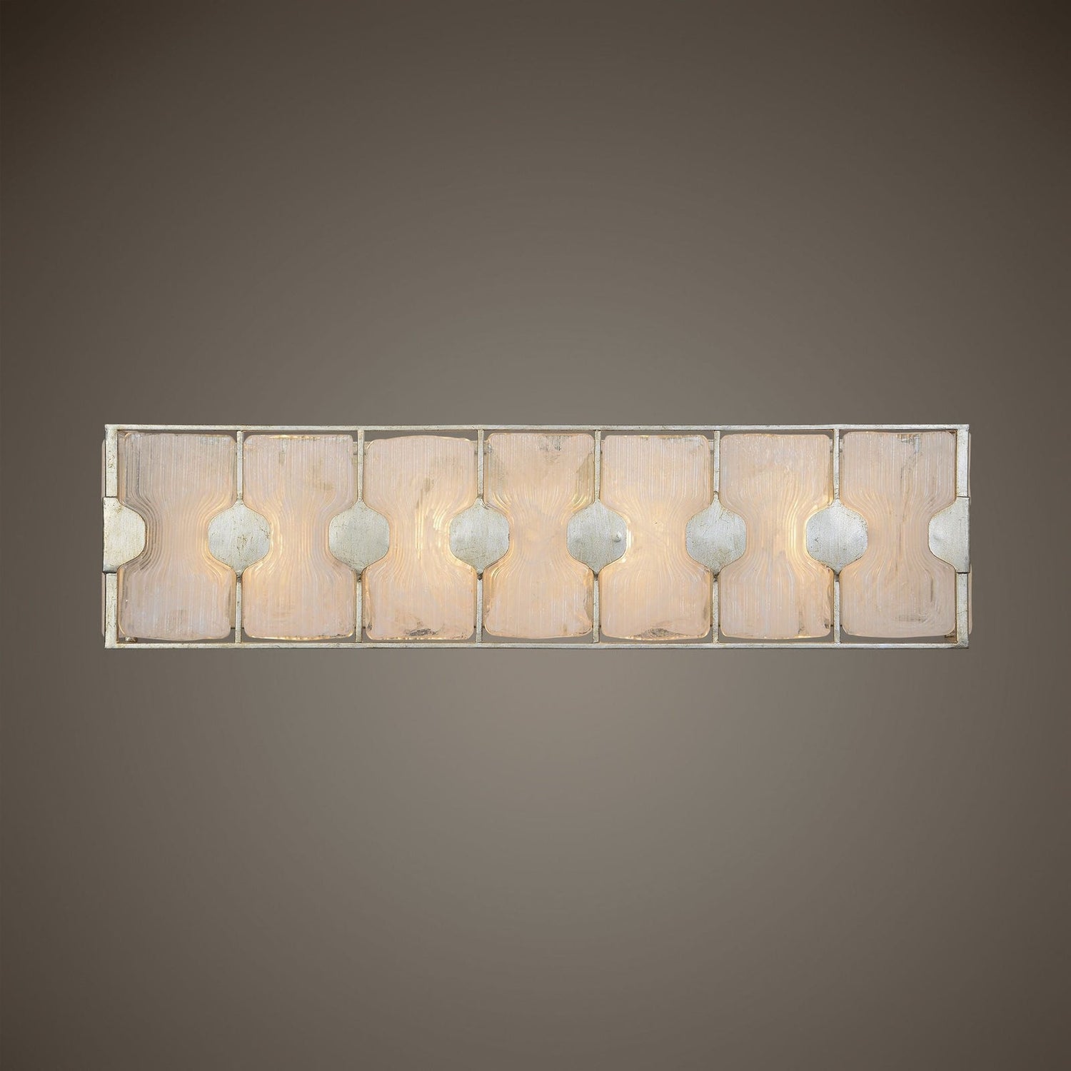 Uttermost Rene 4 Light Swirl Glass Vanity - Home Elegance USA