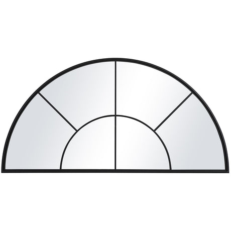 Uttermost Rousseau Iron Window Arch Mirror - Home Elegance USA