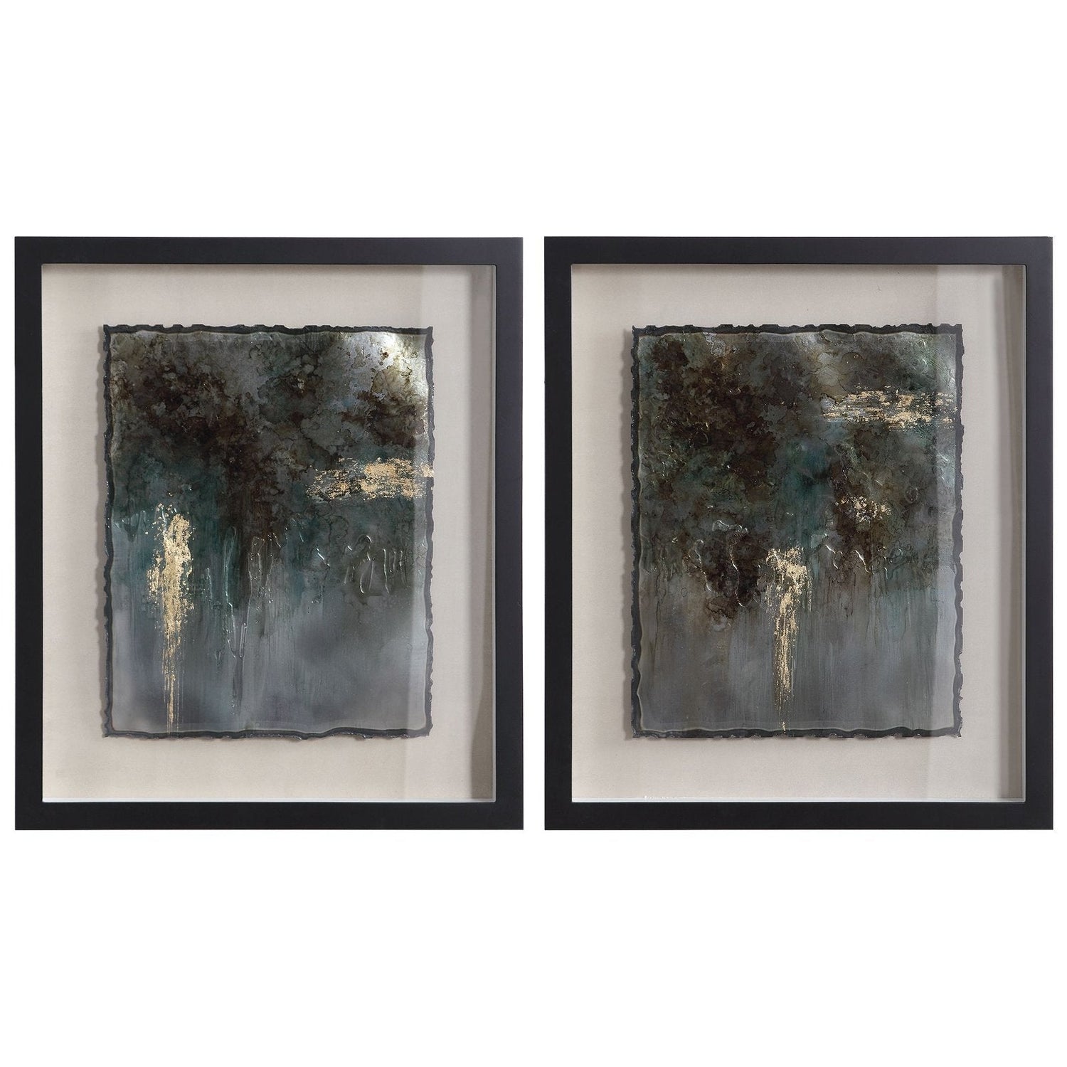 Uttermost Rustic Patina Framed Prints - Set Of 2 - Home Elegance USA