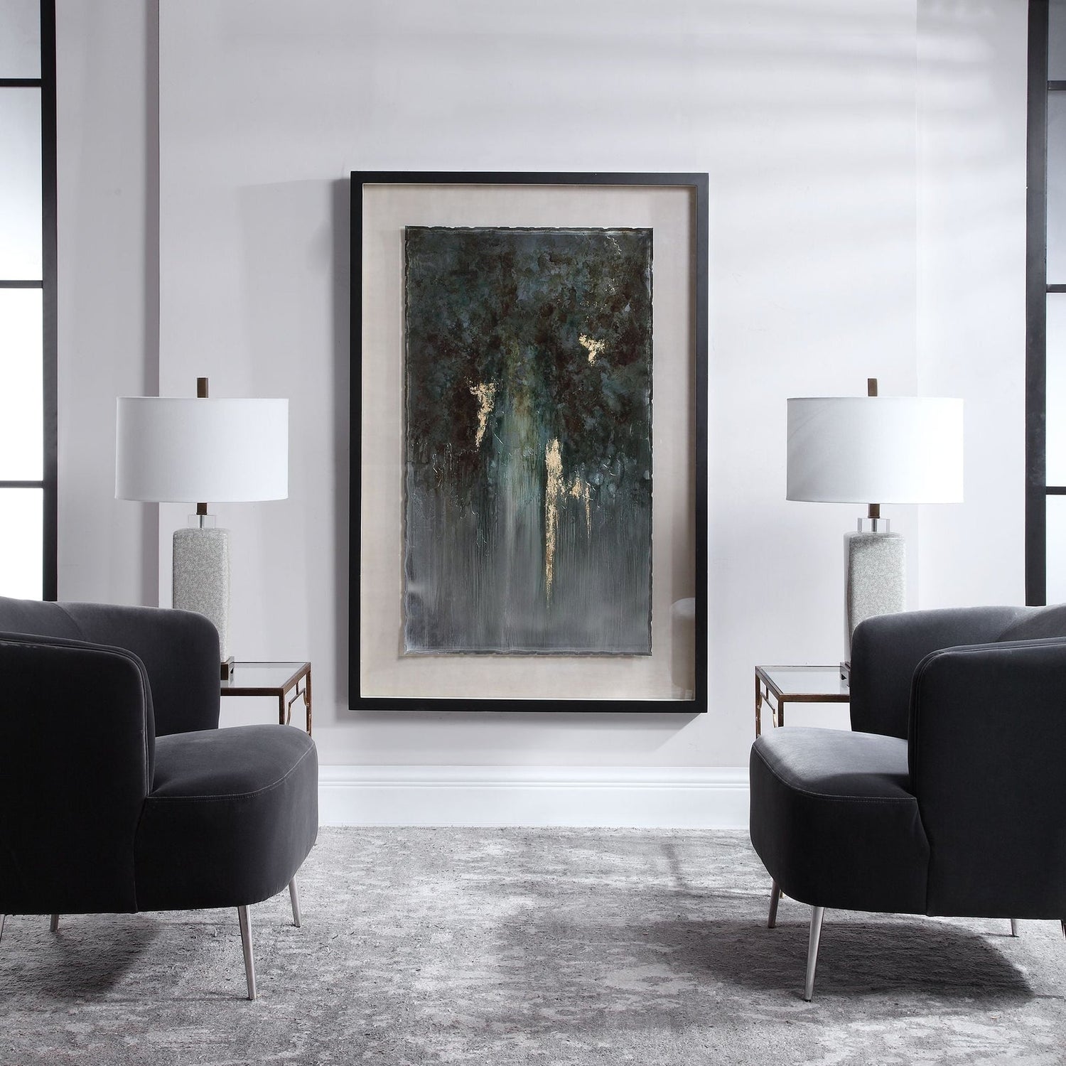 Uttermost Rustic Patina Grande Abstract Art - Home Elegance USA