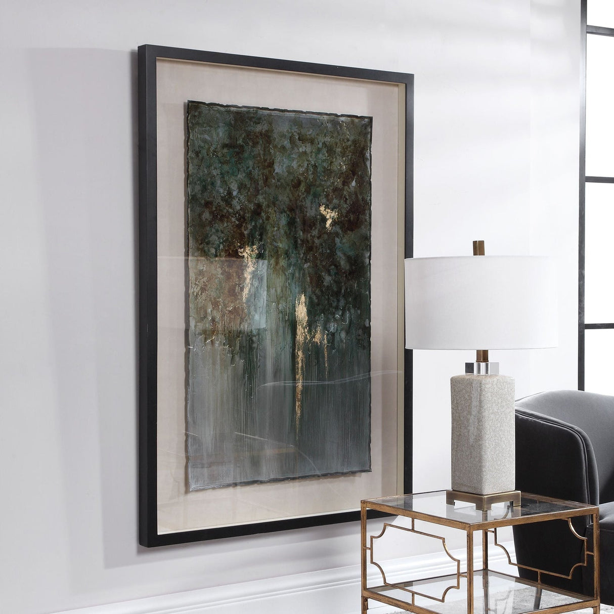 Uttermost Rustic Patina Grande Abstract Art - Home Elegance USA