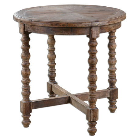 Uttermost Samuelle Wooden End Table - Home Elegance USA