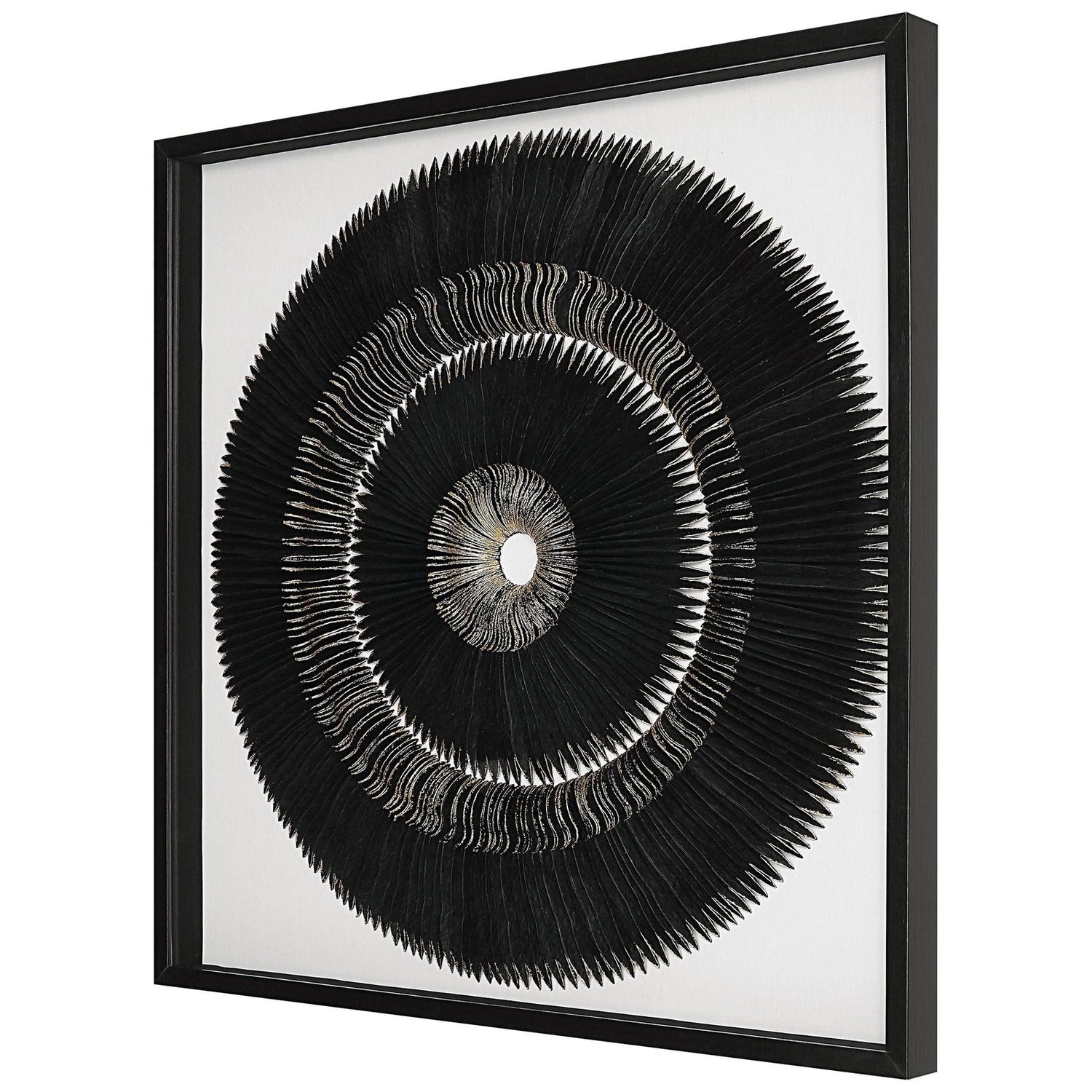 Uttermost Sandara Black And Gold Shadow Box - Home Elegance USA