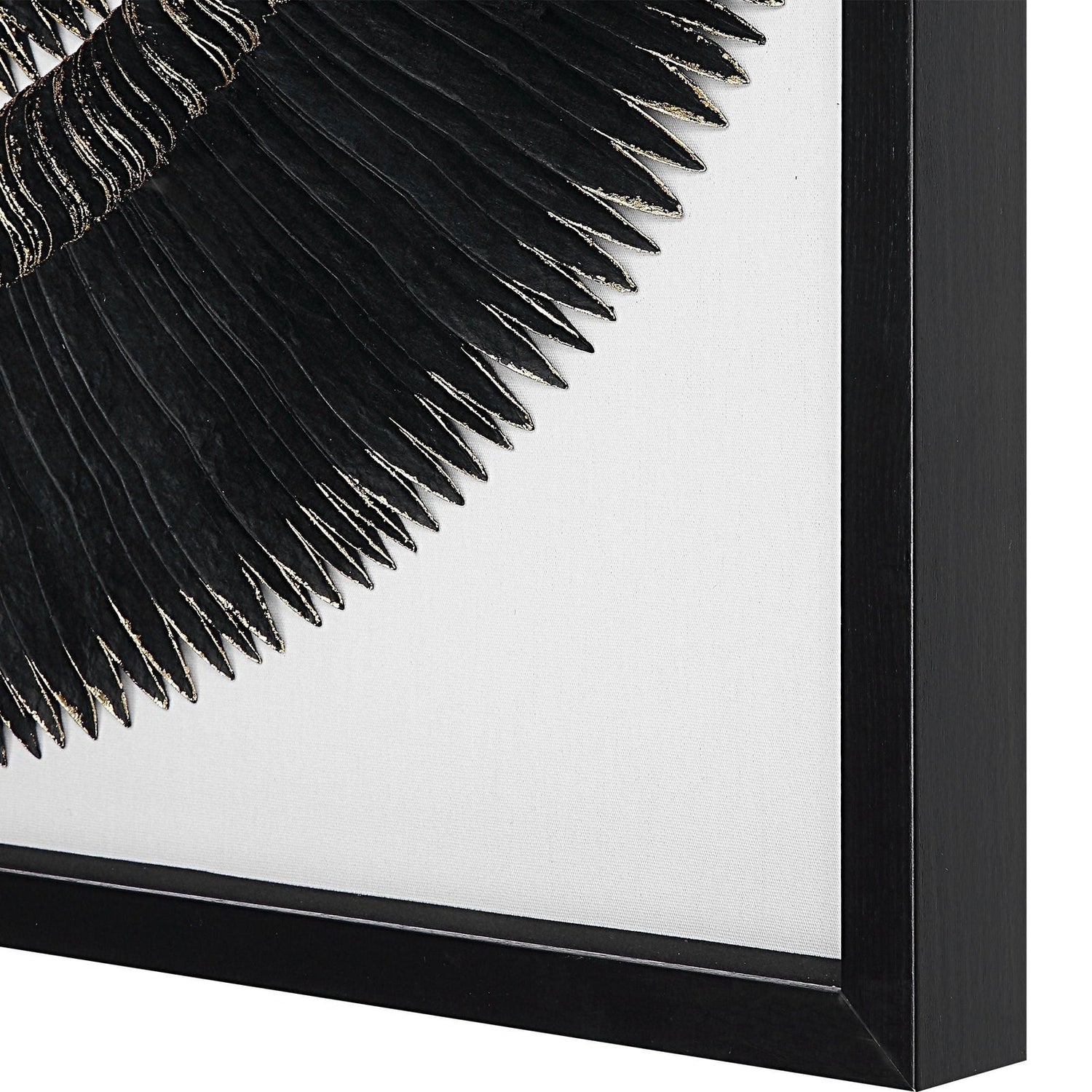 Uttermost Sandara Black And Gold Shadow Box - Home Elegance USA