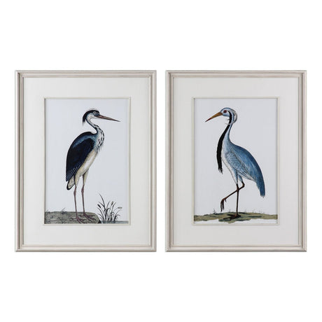 Uttermost Shore Birds Framed Prints - Set Of 2 - Home Elegance USA