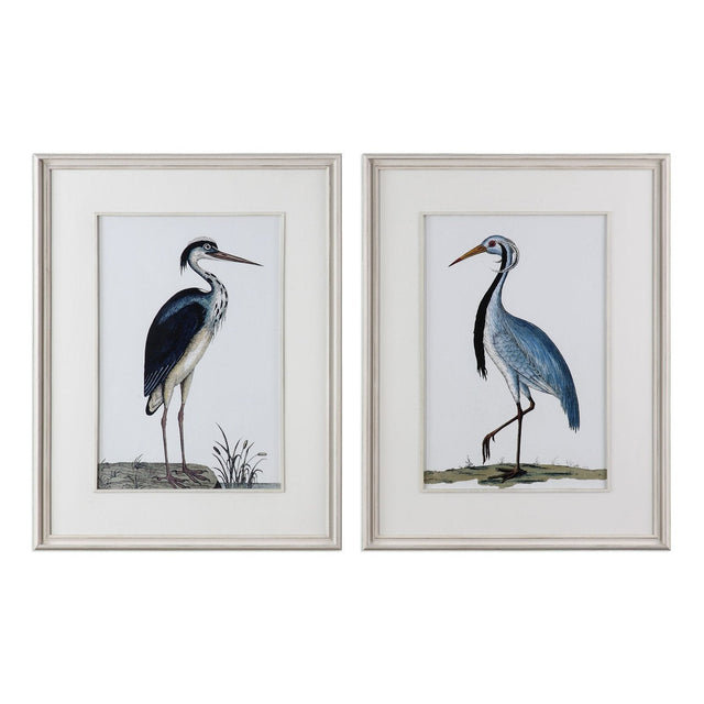 Uttermost Shore Birds Framed Prints - Set Of 2 - Home Elegance USA