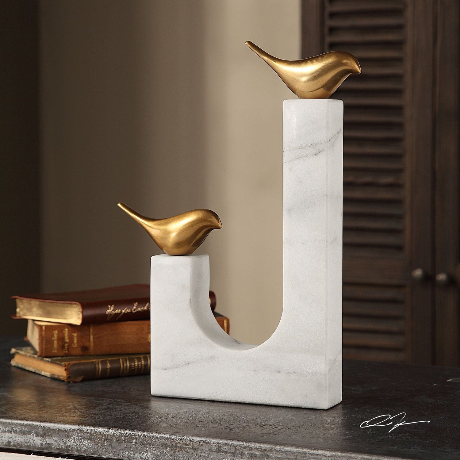 Uttermost Songbirds Brass Sculpture - Home Elegance USA