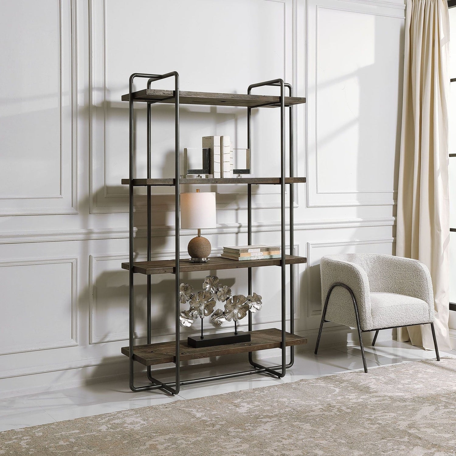 Uttermost Stilo Urban Industrial Etagere - Home Elegance USA