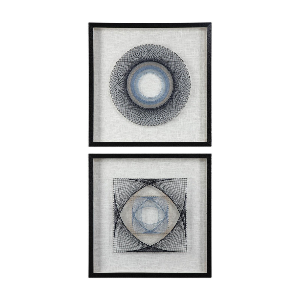Uttermost String Duet Geometric Art - Set Of 2 - Home Elegance USA