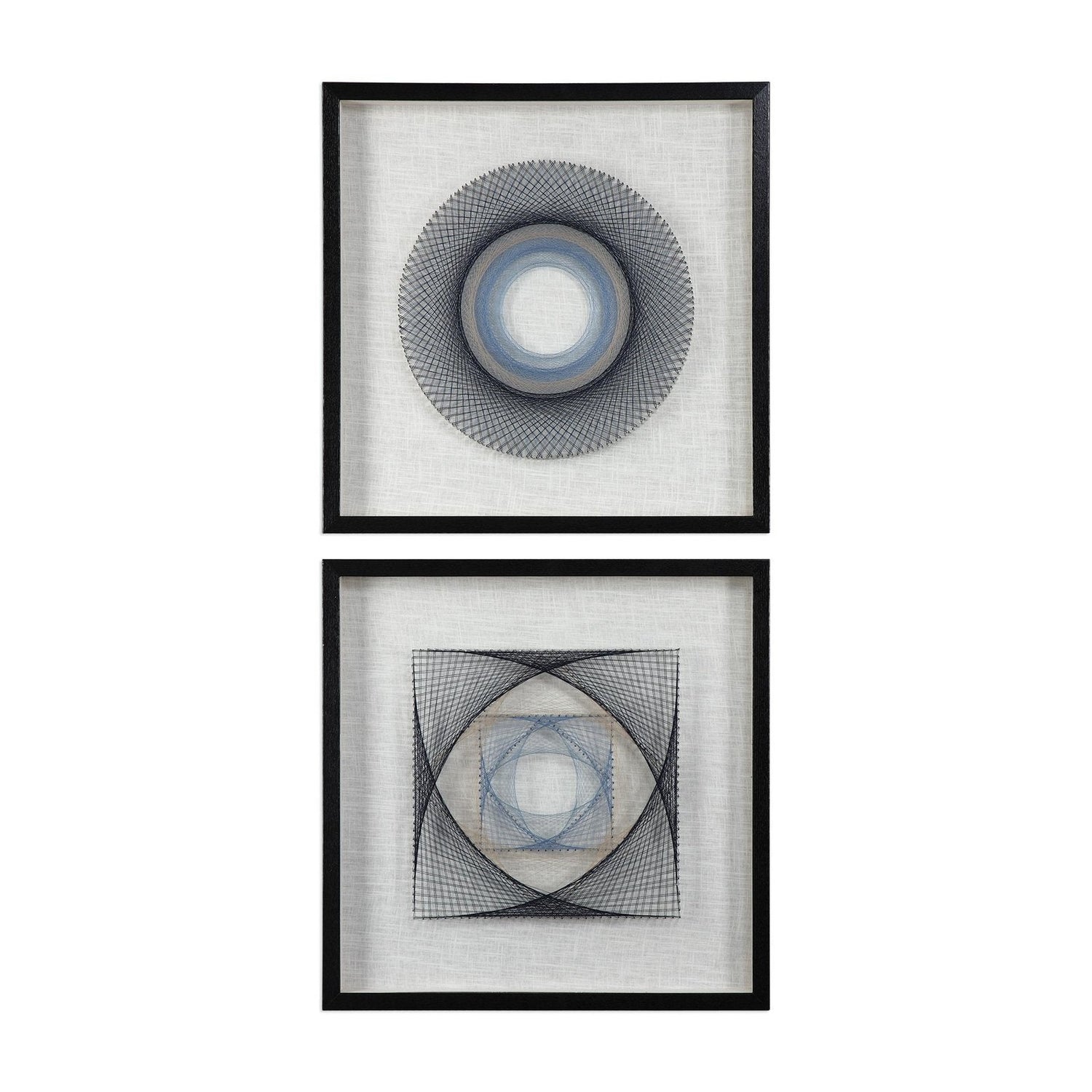 Uttermost String Duet Geometric Art - Set Of 2 - Home Elegance USA