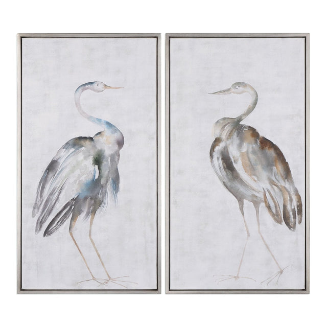 Uttermost Summer Birds Framed Art - Set Of 2 - Home Elegance USA
