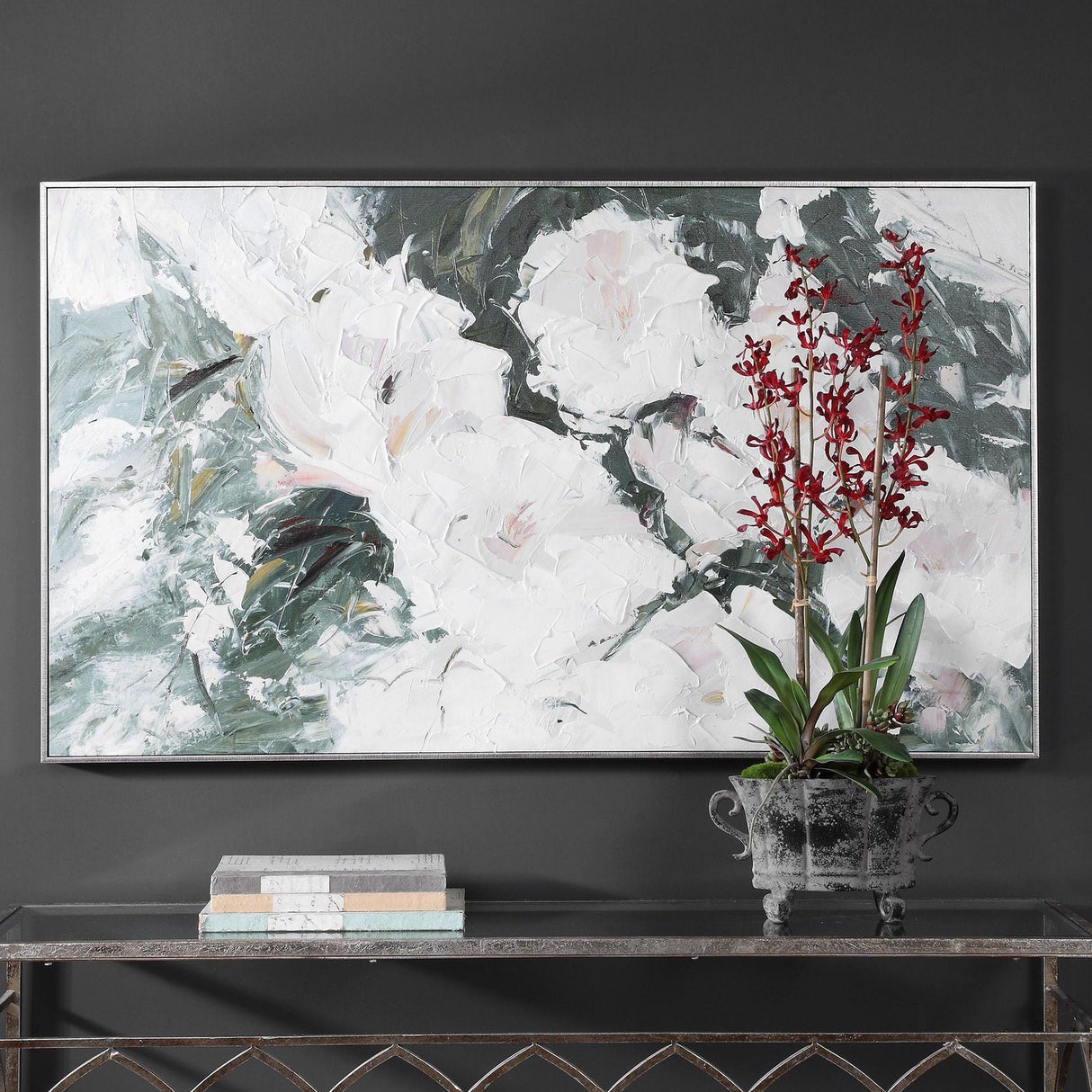 Uttermost Sweetbay Magnolias Hand Painted Art - Home Elegance USA