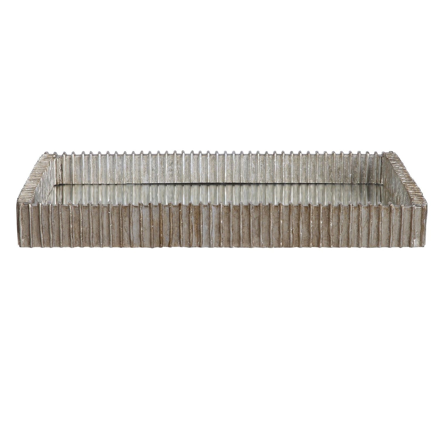 Uttermost Talmage Silver Mirrored Tray - Home Elegance USA