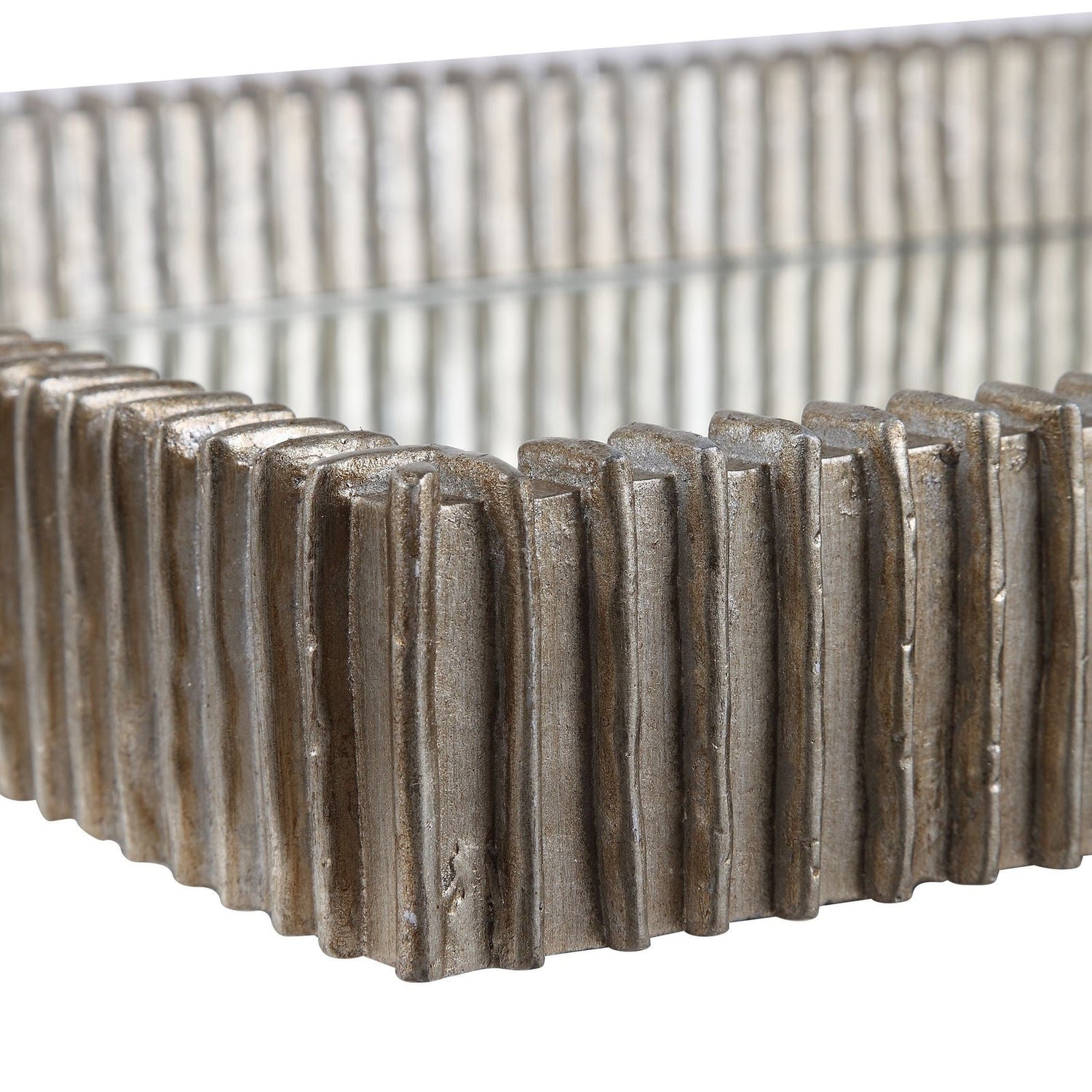 Uttermost Talmage Silver Mirrored Tray - Home Elegance USA