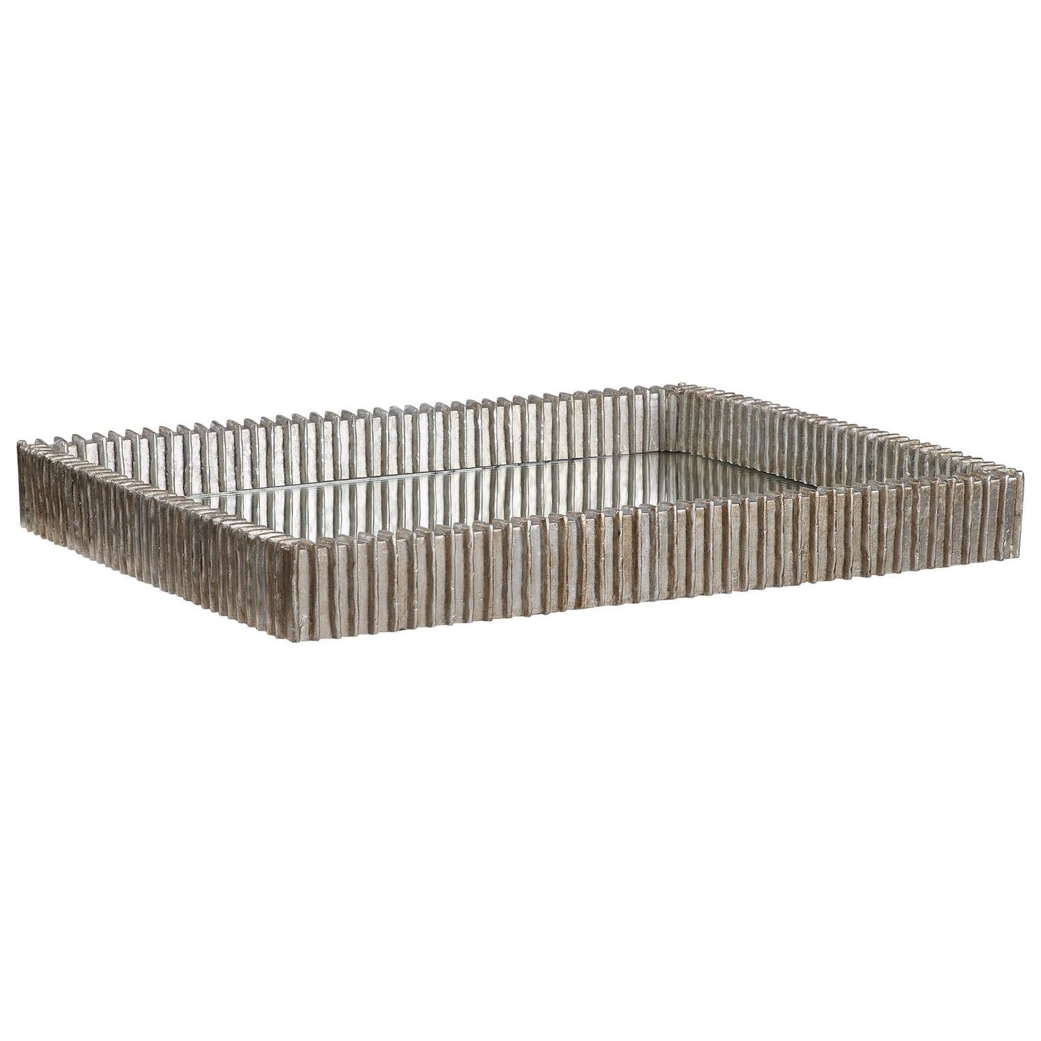 Uttermost Talmage Silver Mirrored Tray - Home Elegance USA